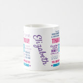 Mug Message d'appréciation du Merci personnalisé (Centre)