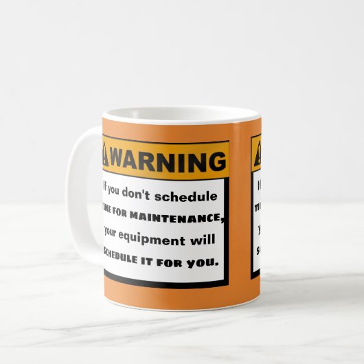 Mug Message d'avertissement drôle de citation (Devant gauche)