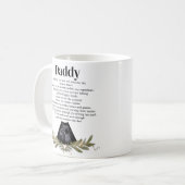 Mug Message de bosse au coeur mignon pour papa (Devant gauche)
