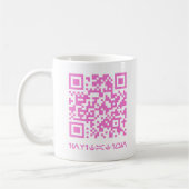 Mug Message de code QR pour HOCO date.b (Gauche)
