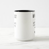 Mug Message de coupure de la définition de la coiffure (Centre)