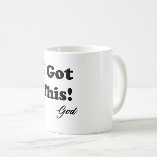 Mug Message de Dieu (Devant droit)
