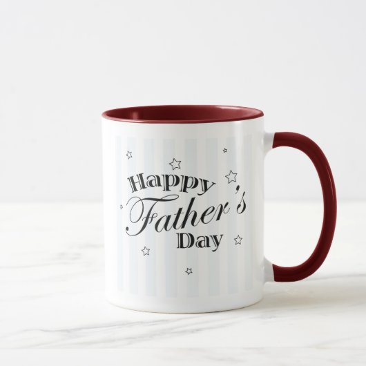 Mug Message de Fête des pères heureux (Droite)