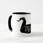 Mug Message de grue d'évasion (Devant gauche)