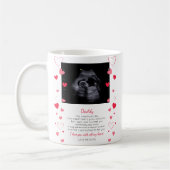Mug Message de la Saint-Valentin pour Papa à venir de (Gauche)