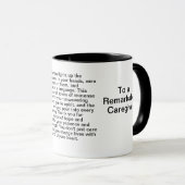 Mug Message de Merci du professionnel (Devant droit)