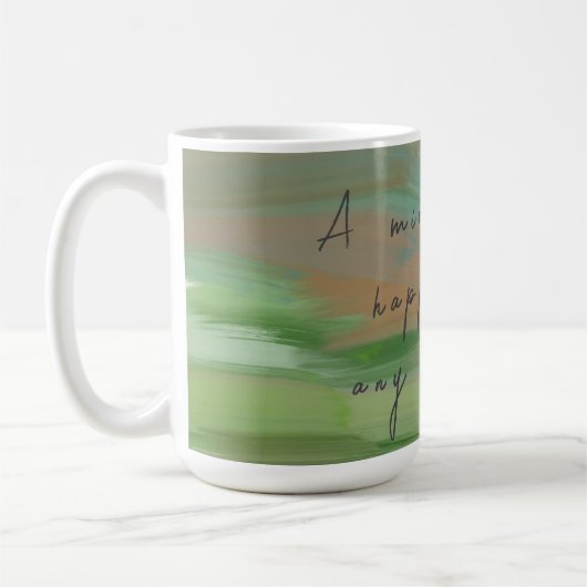 Mug Message de miracle d'art inspiré (Gauche)