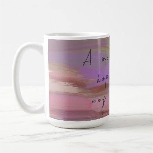 Mug Message de miracle d'art inspiré (Gauche)