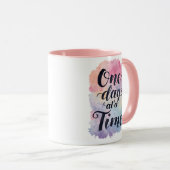 Mug Message de motivation à l'aquarelle douce (Devant droit)
