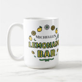 Mug Message de nom personnalisé Lemon Grove Lemonade B (Gauche)