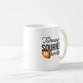 Mug Message de vie positif - Transformer l'acide en su (Devant droit)