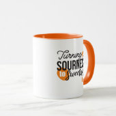 Mug Message de vie positif - Transformer l'acide en su (Devant droit)