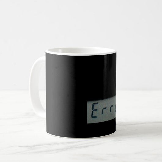 Mug Message d'erreur électronique Mug, Stein (Devant gauche)