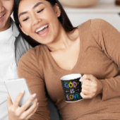 Mug Message divin : Dieu est l'amour flèches