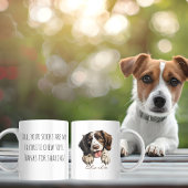 Mug Message drôle d'appréciation de chien, papa de chi