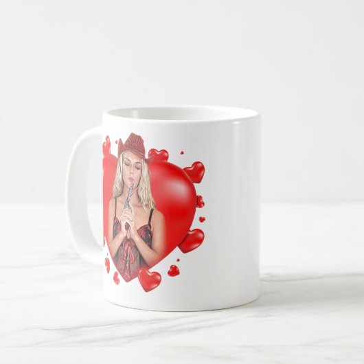 Mug Message Heureuse Sainte-Valentin de Kat (Devant gauche)