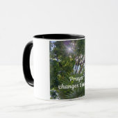 Mug Message inspirant : "La prière change les choses." (Devant gauche)