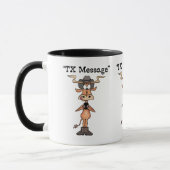 Mug Message Longhorn TX (Gauche)