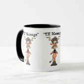 Mug Message Longhorn TX (Devant gauche)