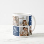 Mug Message 'Meilleur Papa du Monde' Collage personnal (Devant droit)