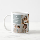 Mug Message 'Meilleure Maman' Personnalisé Collage Pho (Gauche)