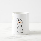 Mug Message Nom Fantôme Rétro Halloween (Centre)