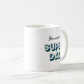 Mug Message personnalisable pour Superdad (Devant droit)