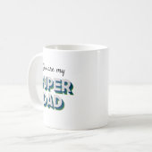 Mug Message personnalisable pour Superdad (Devant gauche)