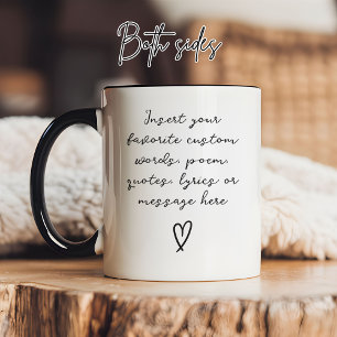 Mug Message personnalisé de remise de diplôme pour un