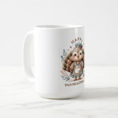Mug Message personnalisé mignon Turquie (Devant gauche)
