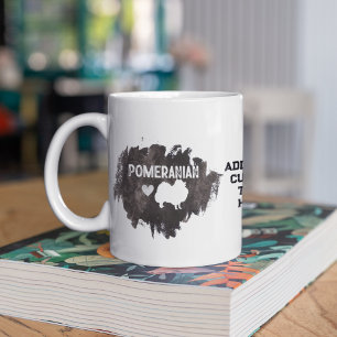 Mug Message personnalisé Poméranie Pet Chien Papa
