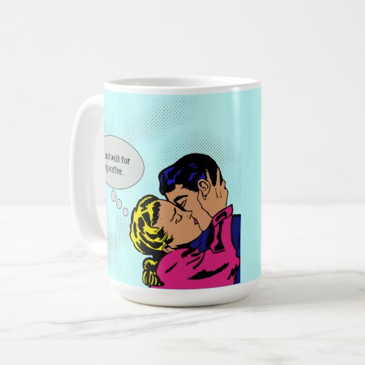 Mug Message Pop Art (Devant gauche)