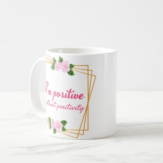 Mug message positif pour l'amour de soi (Devant gauche)
