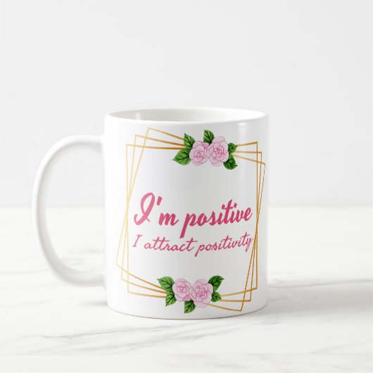 Mug message positif pour l'amour de soi (Gauche)