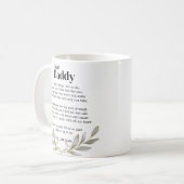 Mug Message sincère du fils à papa (Devant gauche)