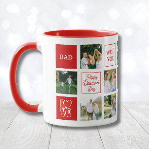 Mug Messages de papa Collage de photos personnalisé Sa