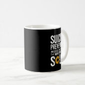 Mug Messed With The Wrong Soul Suicide Prevention Awar (Devant droit)