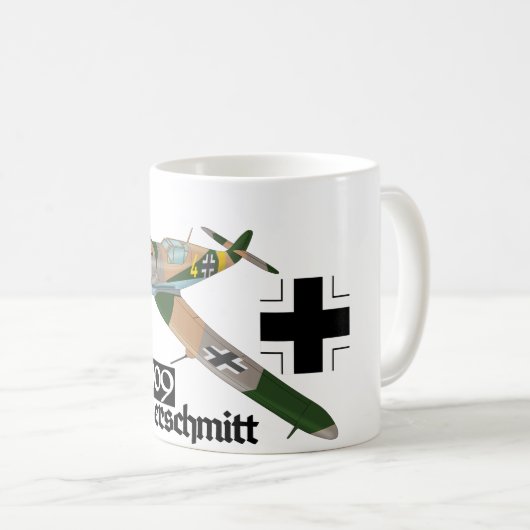 Mug Messerschmitt Bf 109 Luftwaffe (Devant droit)