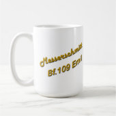 Mug Messerschmitt Bf.109E "Blanc 14" (Gauche)