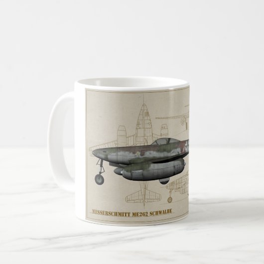 Mug Messerschmitt Me-262 Swallow (Devant gauche)