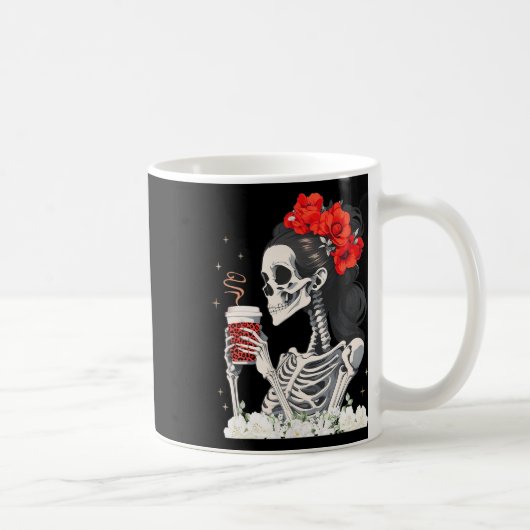 Mug Messy Bun Café Drôle Costume Mère Femmes (Droite)