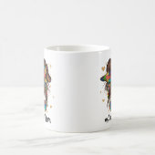 Mug Messy Bun Fier Autisme Maman (Centre)