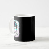 Mug Messy Bun Mois de sensibilisation à la prévention (Devant gauche)