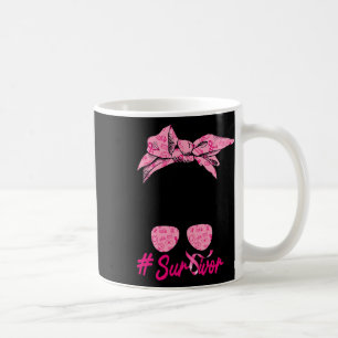 Mug Messy Bun Pink Cancer du Sein Sensibilisation