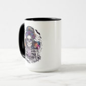 Mug Messy Bun Skeleton "MUMMY VIBES" Café (Devant gauche)
