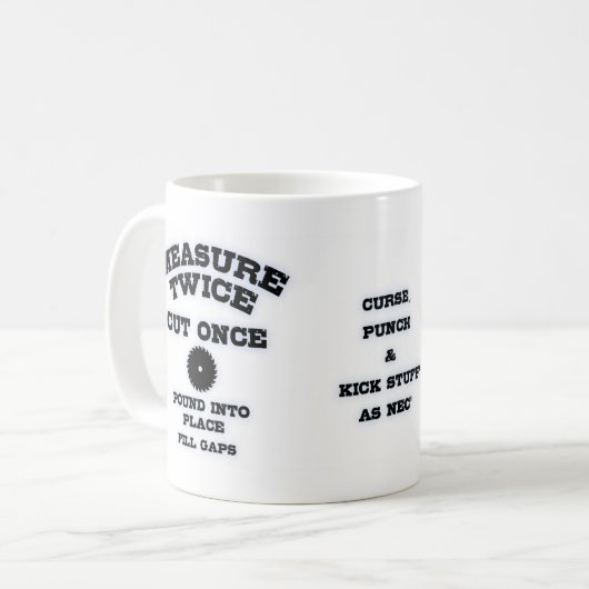 Mug Mesure deux fois IV (Devant gauche)