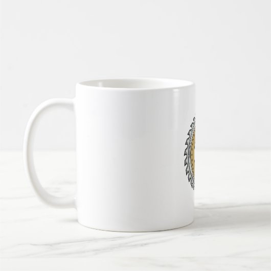 Mug Mesure Mesure Coupe Jurer Répéter Lame de Scie Che (Gauche)