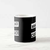 Mug Mesurer une fois cousu deux fois Humour de travail (Centre)