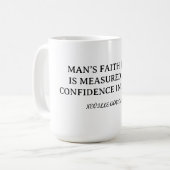 Mug Mesurer votre foi (Devant gauche)