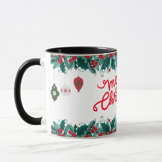 Mug met Seizoensgroeten Mok (Links)